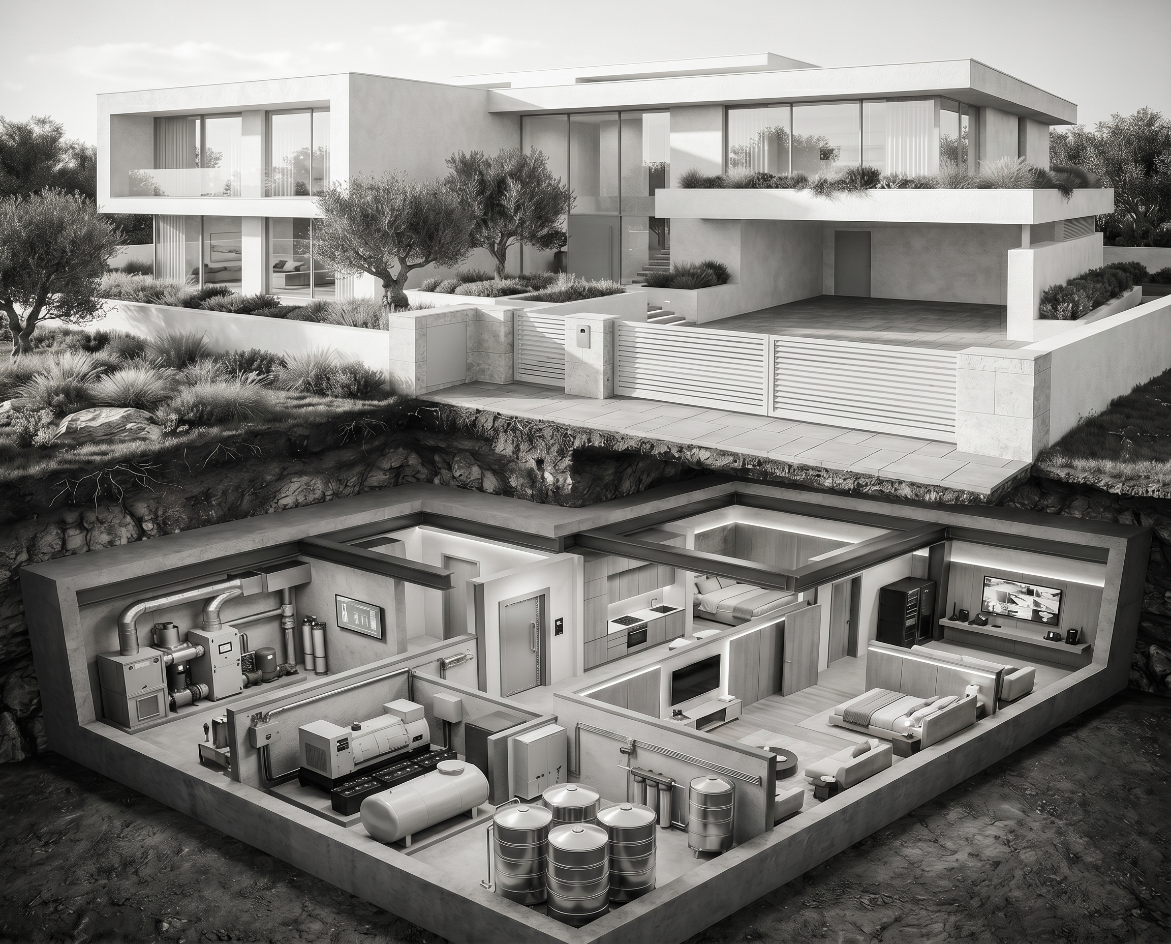 Jaytra bunker site — systems integration